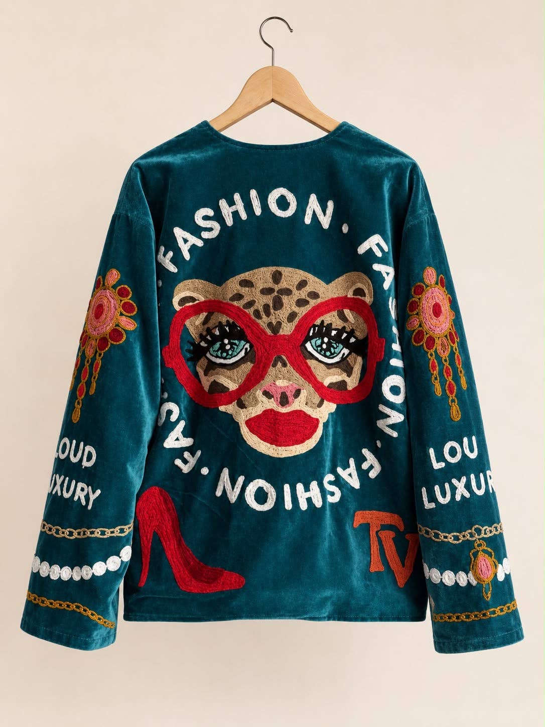 FORUDBESTIL, TOUT - Loud Luxury jakke velour oversize 38-48