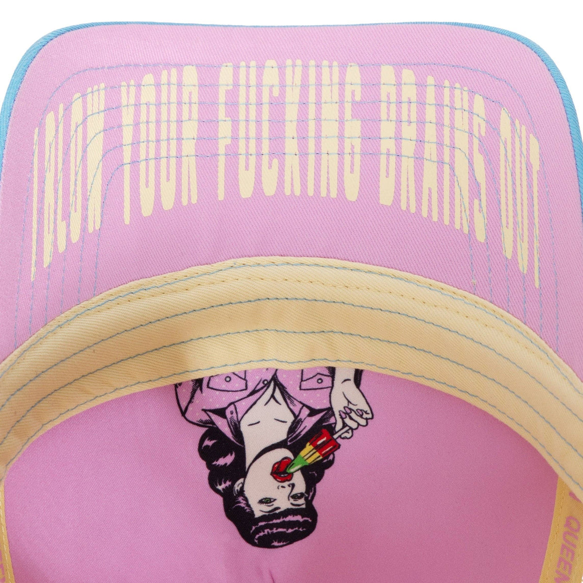 Trucker Cap 'Man Eater' i Pink
