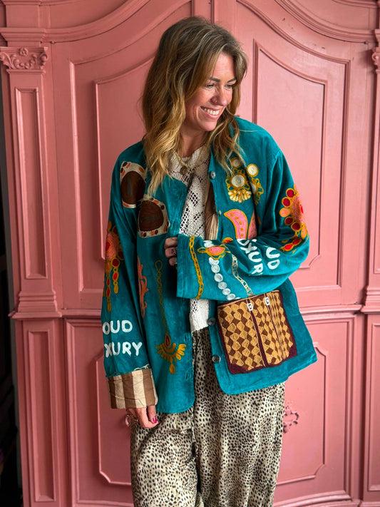 FORUDBESTIL, TOUT - Loud Luxury jakke velour oversize 38-48